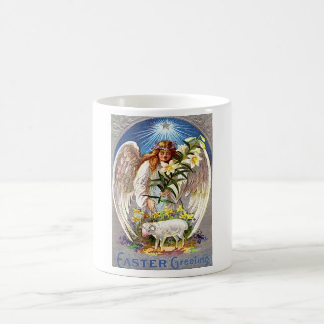 Caneca De Café Vintage Angel e Lamb Mug (Centro)