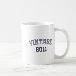 Caneca De Café Vintage - Aniversário de 14 anos em 2011 Homens Mu