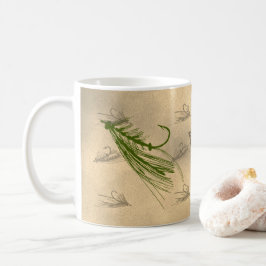Caneca De Café Vintage Art Fly Fisheries