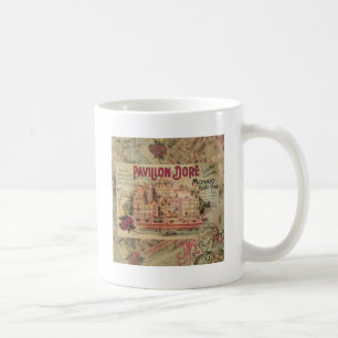 Caneca De Café Vintage Art Mônaco França Monte Carlo Viagem