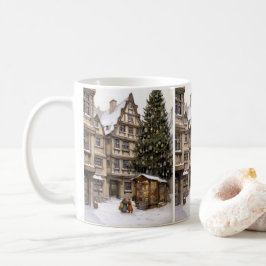 Caneca De Café Vintage, árvore de Natal Mug