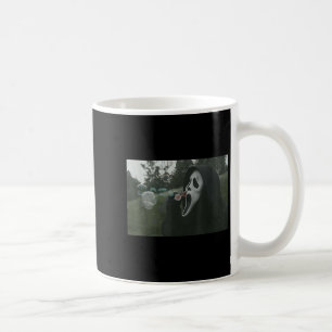 Caneca De Café Vintage Assustadora Face Horror Poster Halloween