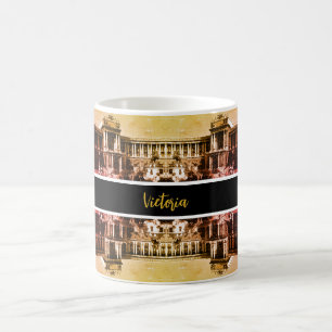 Caneca De Café Vintage Áustria Viena Palácio Hofburg