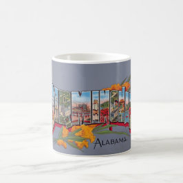 Caneca De Café Vintage Birmingham AL Postcard Mug