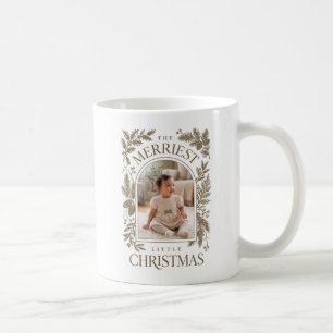 Caneca De Café Vintage Brown Feliz Natal Duas Fotos