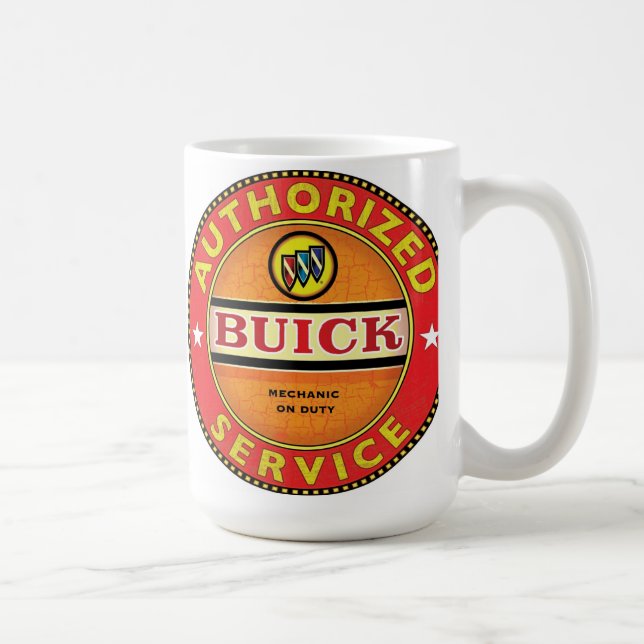 Caneca De Café Vintage Buick Carros (Direita)