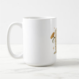 Caneca De Café Vintage Bunny & Mushroom Artwork T-Shirt