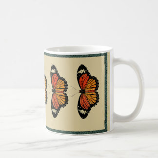 Caneca De Café Vintage Butterflies Primavera Bonito Natureza Boni