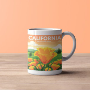 Caneca De Café Vintage California