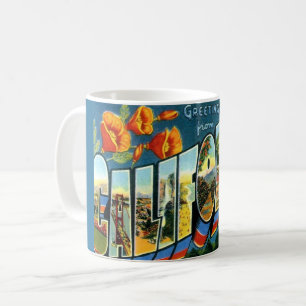 Caneca De Café Vintage California Mug
