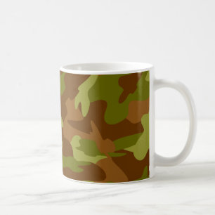 Caneca De Café Vintage Camo Mug Por Ouvi_
