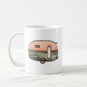 Caneca De Café Vintage Caravan Adventure
