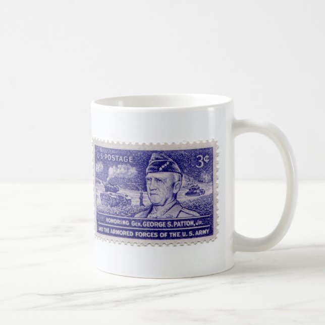 Caneca De Café Vintage - Carimbo De Carimbo (Direita)