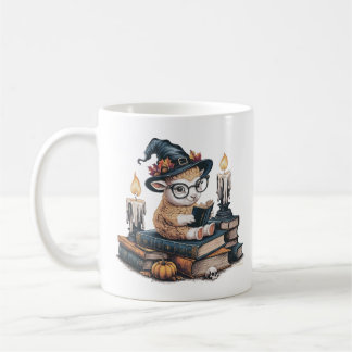 Caneca De Café Vintage Cartoon Sheep Gothic, Halloween Vibes
