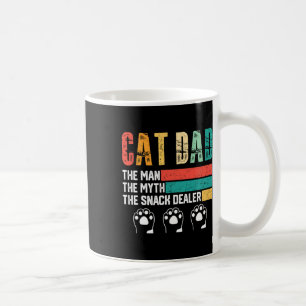 Caneca De Café Vintage Cat Pai O Homem Que O Mito Vendedor De Inv