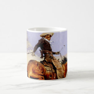 Caneca De Café Vintage Cavalry Militar, o Cowboy de Remington