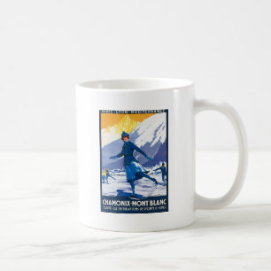 Caneca De Café Vintage Chamonix - poster de Mont Blanc