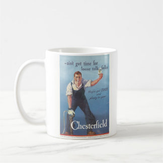 Caneca De Café Vintage Chesterfield Cigarettes Anúncio