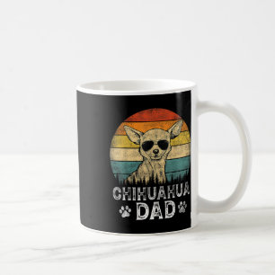 Caneca De Café Vintage Chihuahua Pai Cachorro Aloja Padre&#; s Da