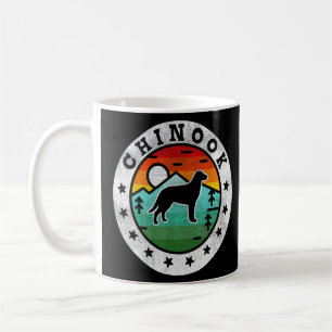 Caneca De Café Vintage Chinook Retro Dog Mãe Pai