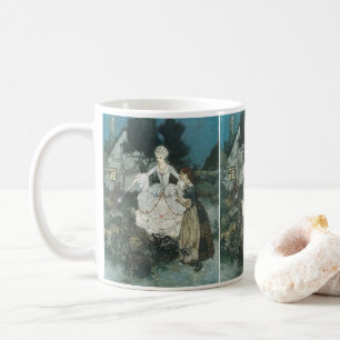 Caneca De Café Vintage Cinderella Fairy Godparent por Edmund Dula