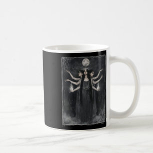 Caneca De Café Vintage Cottagecore Bruxas Estéticas Lobisomens M