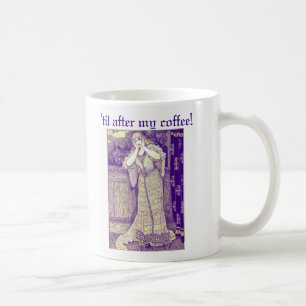 Caneca De Café Vintage Damsel em Distress Engraçado Não fale co