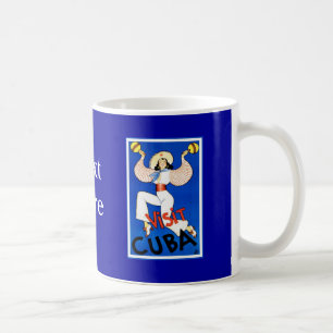 Caneca De Café Vintage de Cuba da visita