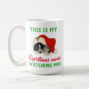 Caneca De Café Vintage de um filme de Natal bonito