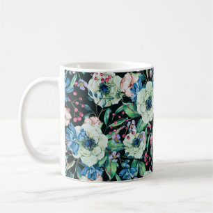 Caneca De Café Vintage decorativa, aquarela natural