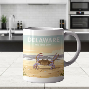 Caneca De Café Vintage Delaware