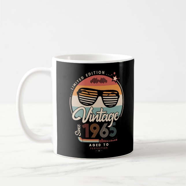 Caneca De Café Vintage desde 1965 (Esquerda)