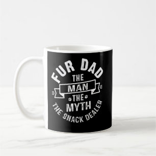 Caneca De Café Vintage Dog Pai Man Myth Snack Dealer Dia do Pai