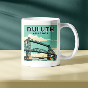 Caneca De Café Vintage Duluth Minnesota