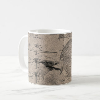 Caneca De Café Vintage Eagle