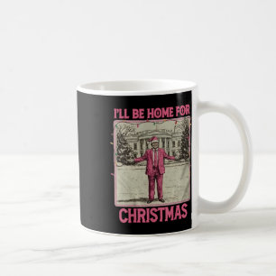 Caneca De Café Vintage Engraçada Trump Humoroso Eu Estarei Em Cas