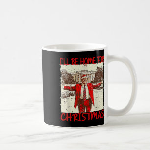 Caneca De Café Vintage Engraçado Humorístico Trump Estarei em Cas