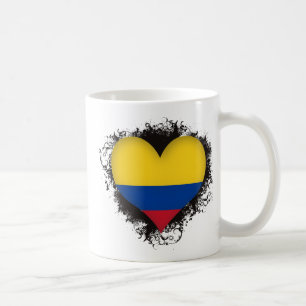 Caneca De Café Vintage eu amo Colômbia