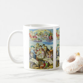 Caneca De Café Vintage Explorers com Mapa do Globo Antigo, 1542