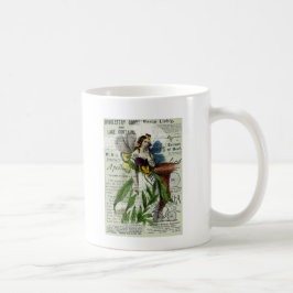 Caneca De Café Vintage Fairy Collage
