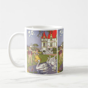 Caneca De Café Vintage Fairy Tale, The Ugly Ducking by Hauman
