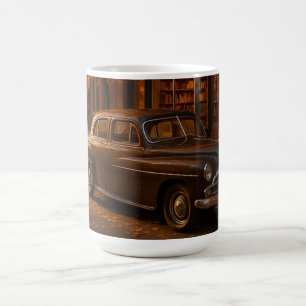 Caneca De Café Vintage Fall/Autumn livraria & car