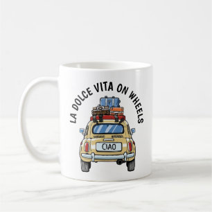 Caneca De Café Vintage Fiat Car
