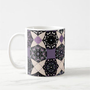 Caneca De Café Vintage Floral Mandala: Colorida sem Seiva