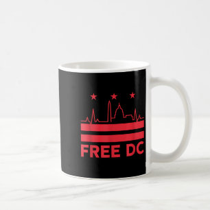 Caneca De Café Vintage Free Dc Washington Retro Protect Home Rule