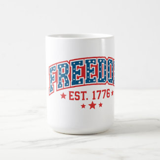 Caneca De Café Vintage Freedom 1776 Patriotic Arch American Herit