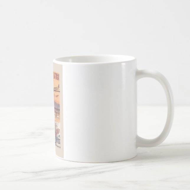 Caneca De Café Vintage French Aviation (Direita)