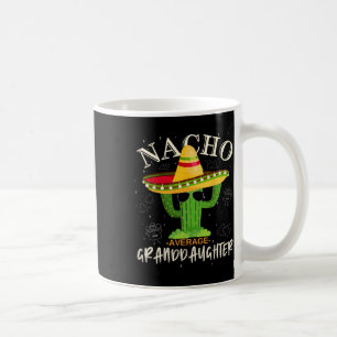 Caneca De Café Vintage Funny Nacho Média da Família da neta M