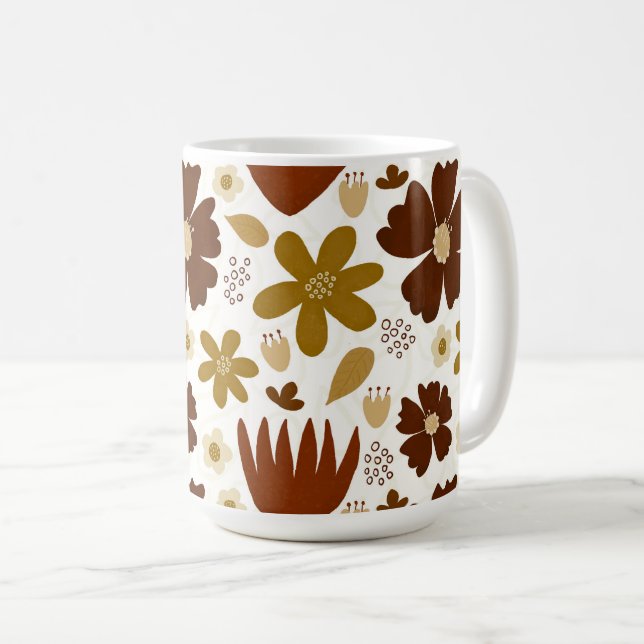 Caneca De Café Vintage Garden (Frente Esquerda)