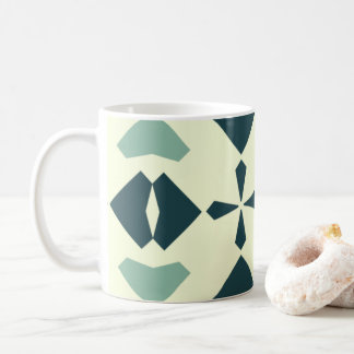 Caneca De Café Vintage Geometric Pattern